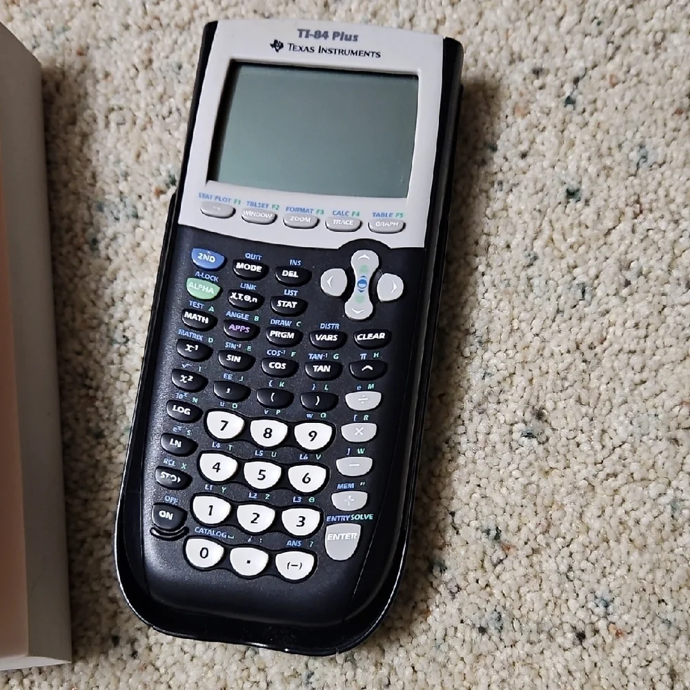 Texas Instruments TI-83 Plus Graphing Calculator - Black and White - Picture 2 of 3